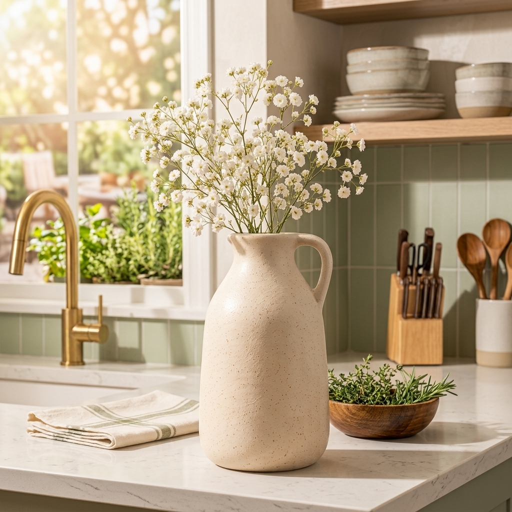 Ceramic Jug Shape Flower Vase