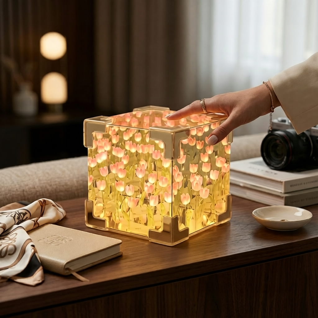 Tulip Cube Mini Lamp