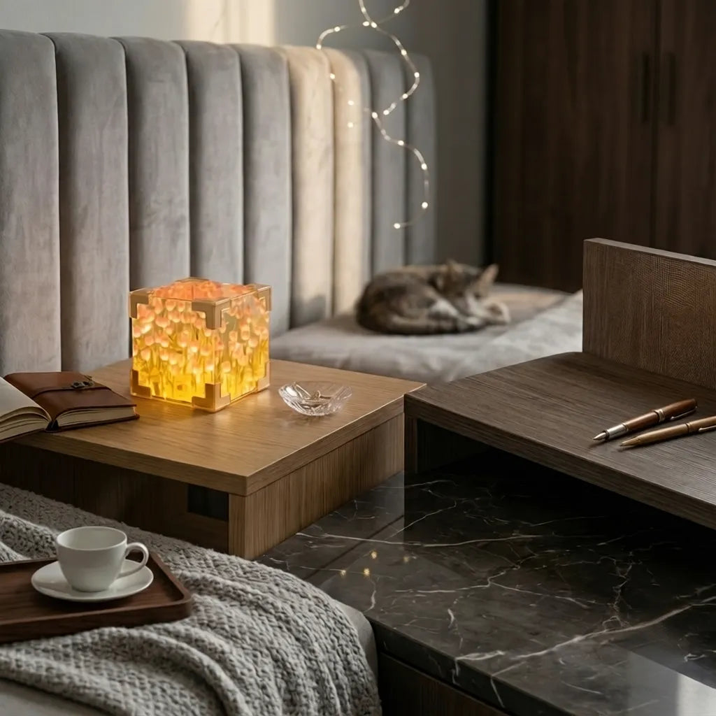 Tulip Cube Mini Lamp