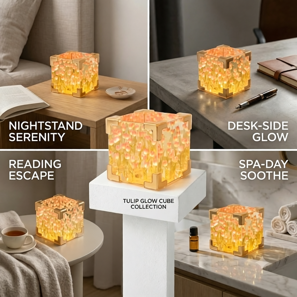 Tulip Cube Mini Lamp