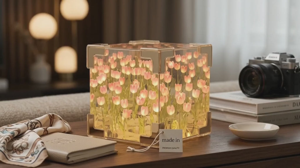 Tulip Cube Mini Lamp