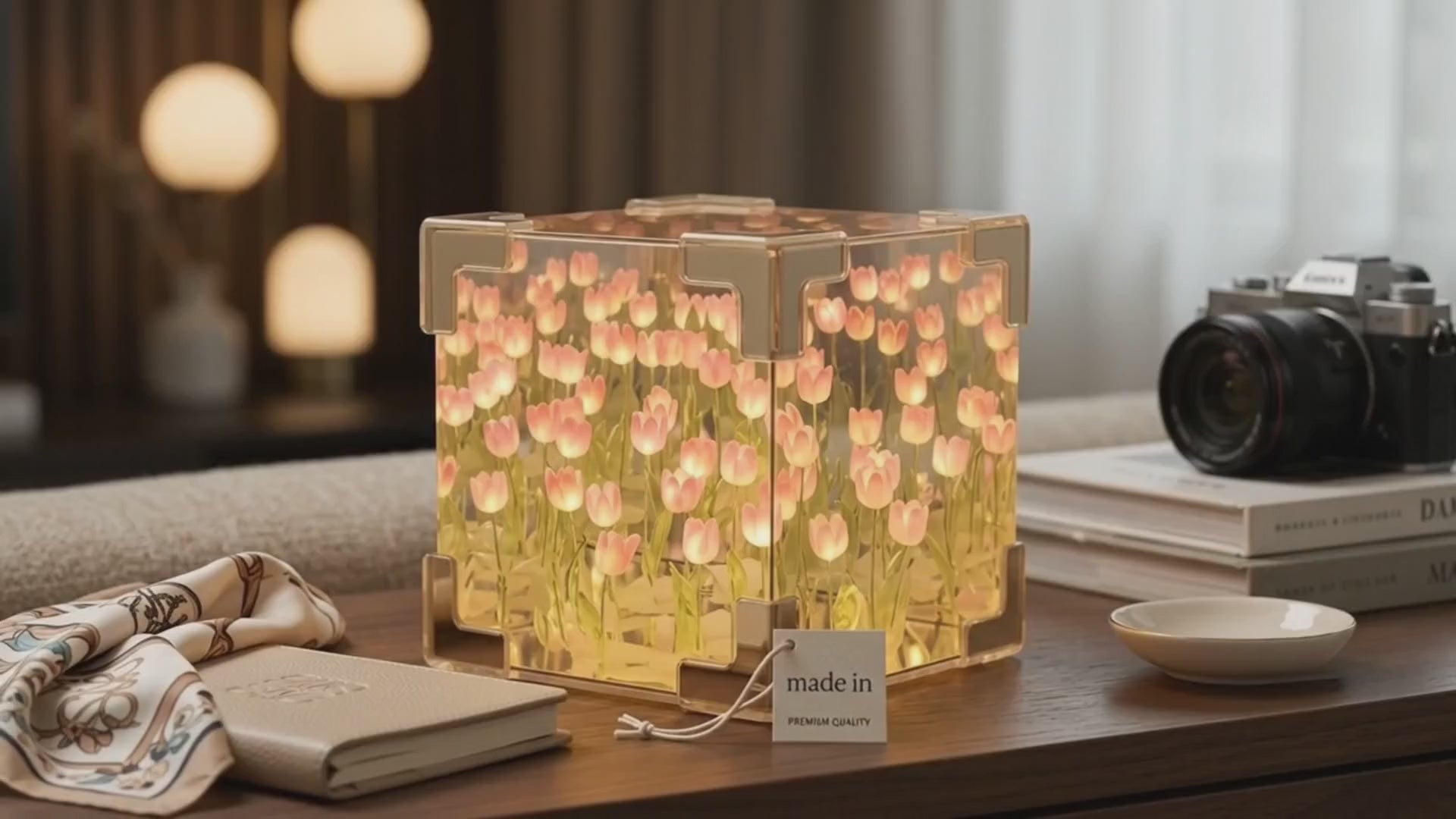 Tulip Cube Mini Lamp